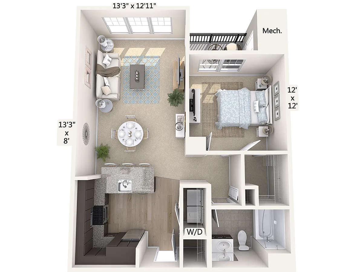 Floor plan A3-809sq-Stainless