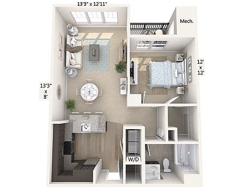 Floor plan A3-809sq-Stainless