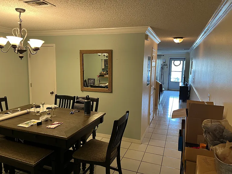 Dining room and under stairs storage closet