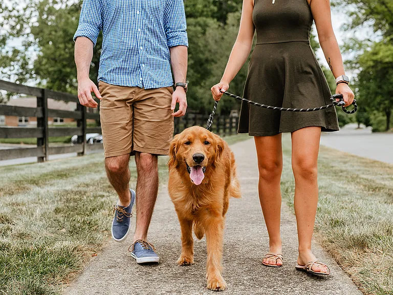 Pet-friendly community with walking paths