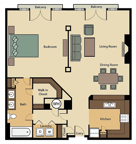 Floor plan Studio