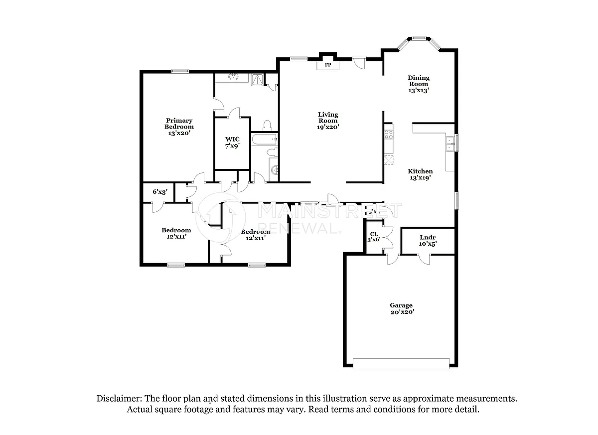 Floor Plan - 2239 Easton Dr