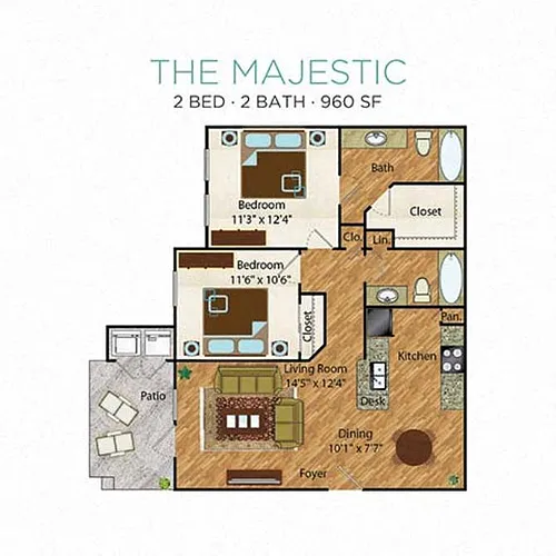 Floor plan The Majestic