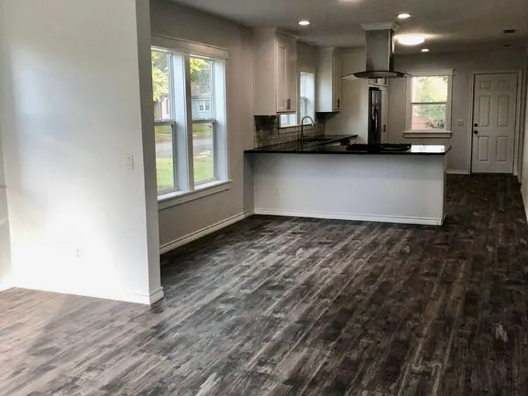 Beautiful open concept living, dining, breakfast bar
