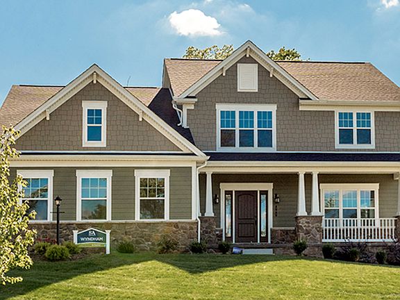 S A Homes New Homes in Pennsylvania - The Wyndham Elevation C exterior view