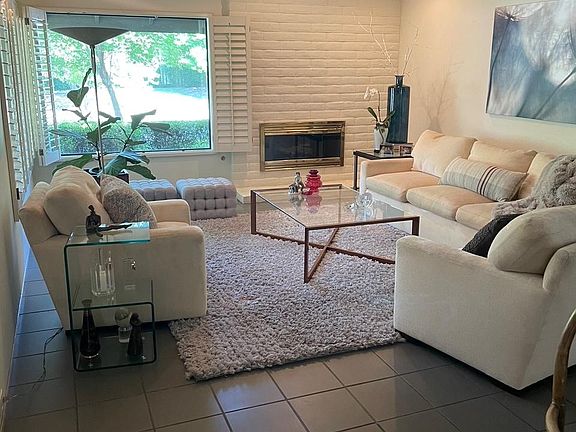 Living Room with gas fireplace.