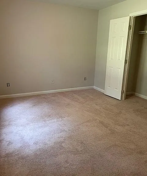 Master bedroom with new carpet