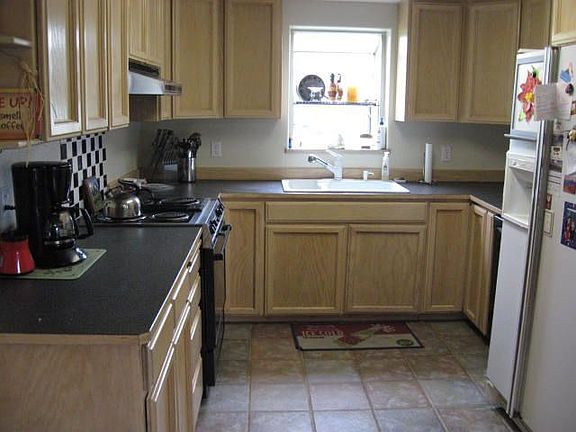 Kitchen with beautiful tile floor