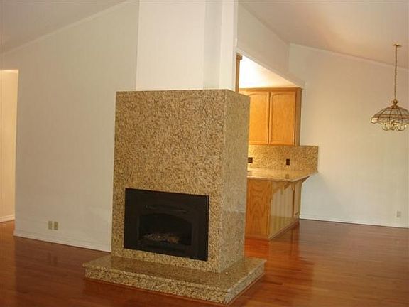 Remodeled fireplace