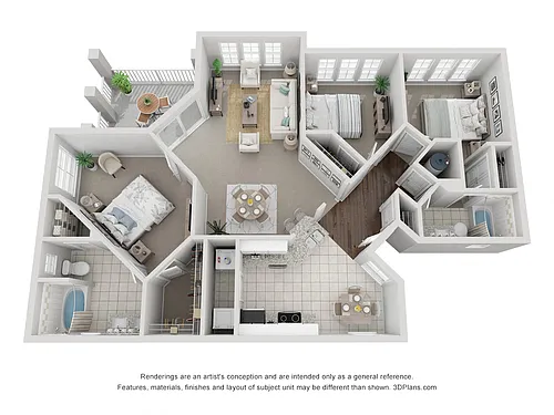 Floor plan Quartermaster