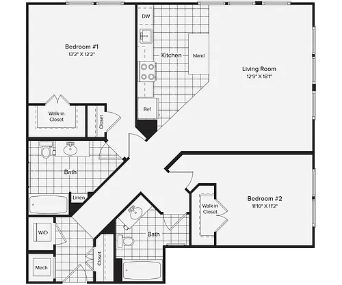 Floor plan B14
