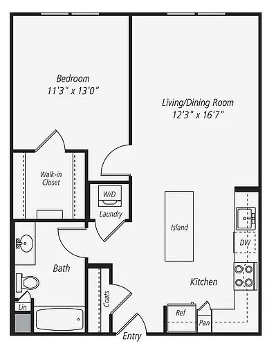 Floor plan A1-119-219-319-419-519