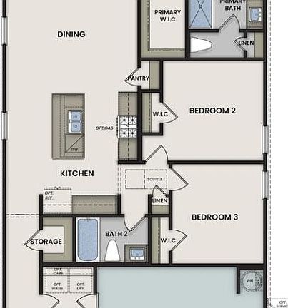 The Frio First Floor Plan