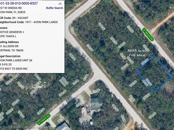 3227 W Oneida Rd, Avon Park, FL 33825
