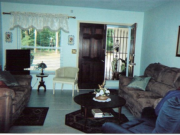 Front entrance and living room
