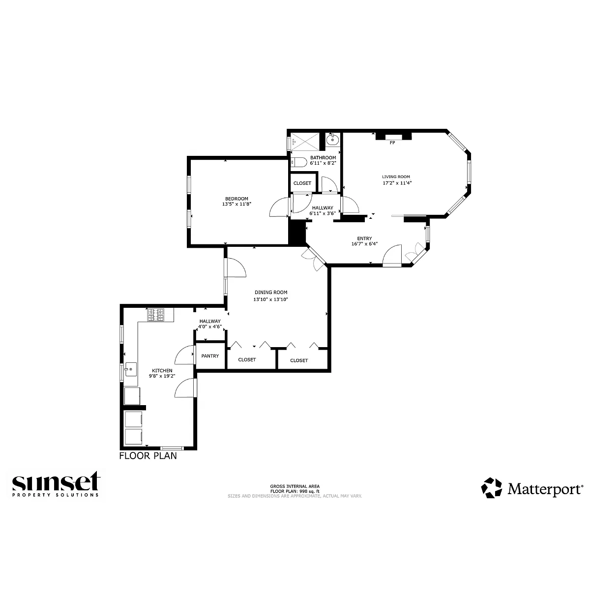 Floor plan Flat 102
