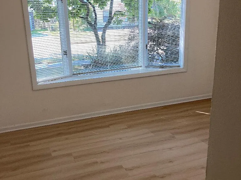 Bedroom with bay window