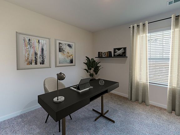 Pearl floorplan modeled at Enclave at City Park in Charlotte, NC.