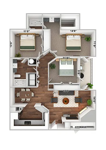 Floor plan RSV - C1