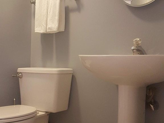 Half Bath - all new finishes and mirror!