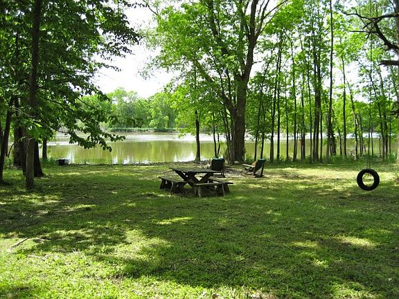 Campsite by the Rock River