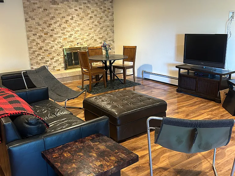 Lower level Living walkout, with door to backyard