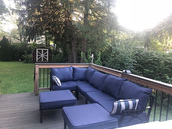 Deck and yard