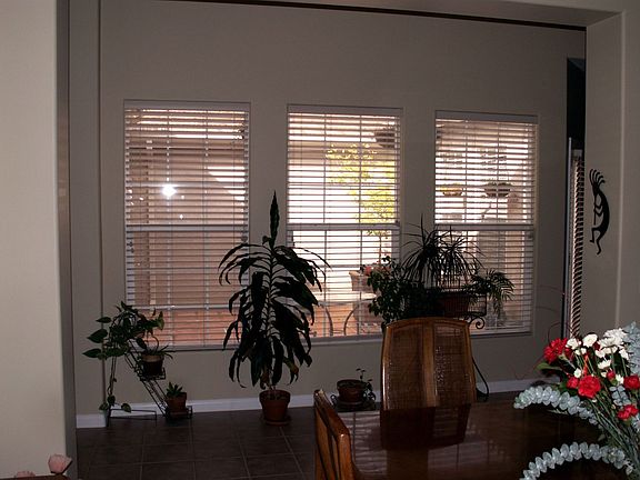Courtyard from dining room