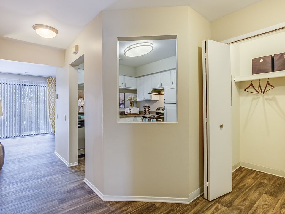 Foyer and front hall closet at Spring Valley Apartments in F