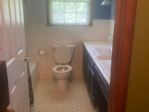 Front bathroom original tile