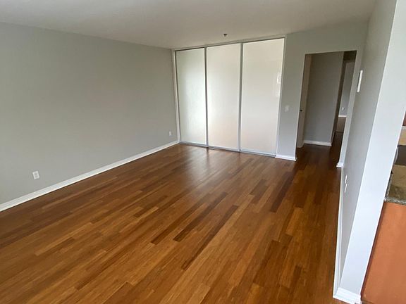Living Area With Frosted Glass Doors Closed