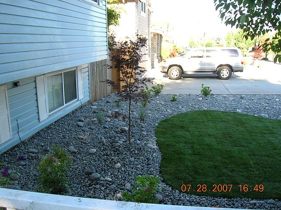New landscaping - Front