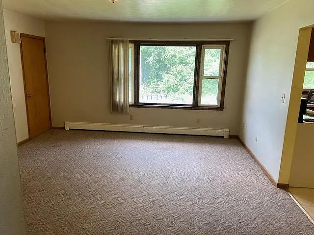 view of living room from hallway