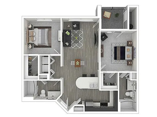 Floor plan 2X2-947