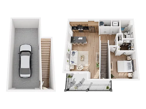 Floor plan Apartment Villa - A2