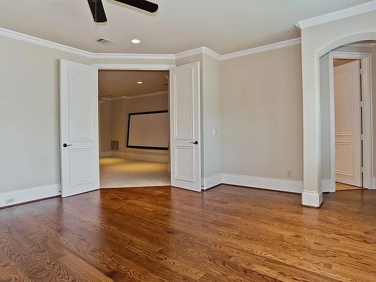 Upstairs Gameroom Flows Into Media Room