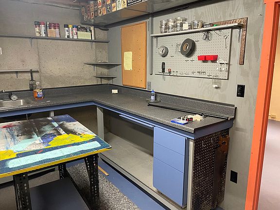 Basement workshop