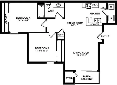 Floor plan B1