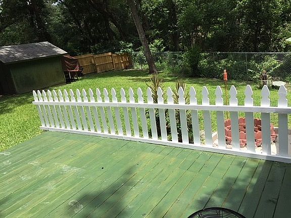 Backyard deck