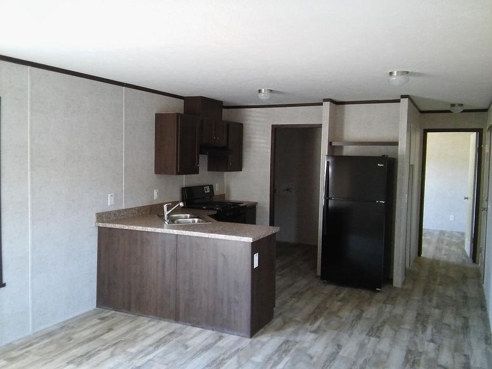View of kitchen from family room
