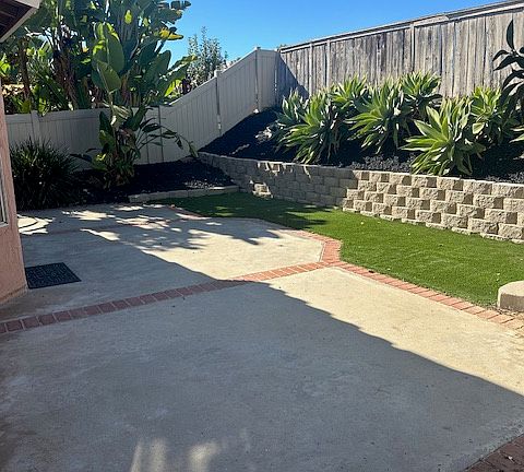 Backyard (back fence being replaced)