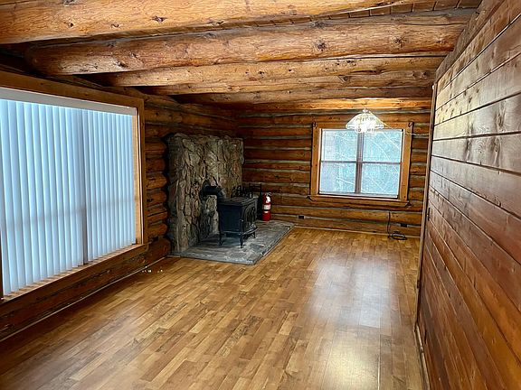 Main floor Living Space w/ wood stove