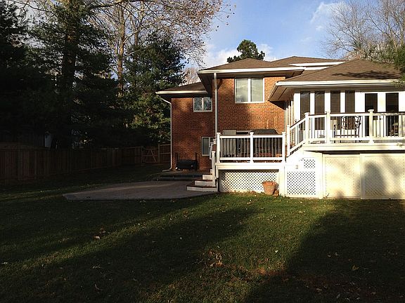 Storage room under deck