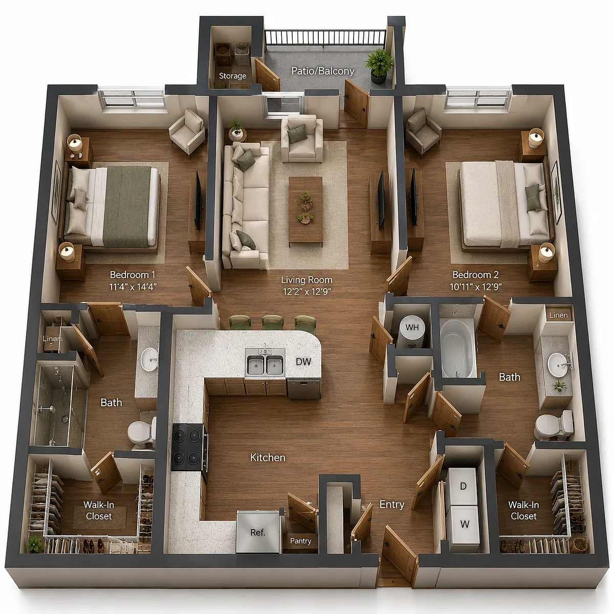 Floor plan B1