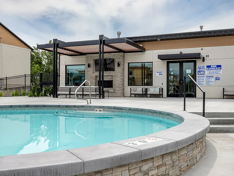 Pool and Seating Area