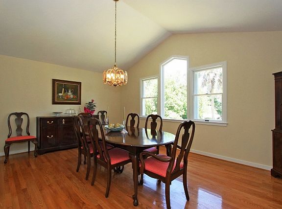Spacious dining room