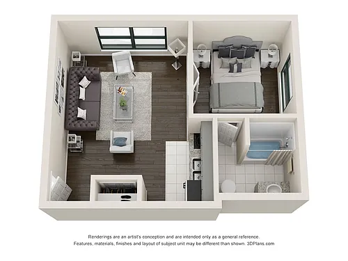 Floor plan Wrigley