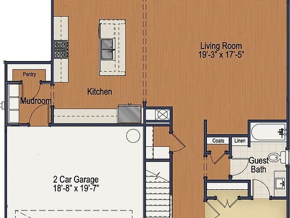First Floor with Optional Dropzone