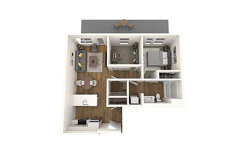 Floor plan 2-Bedroom H