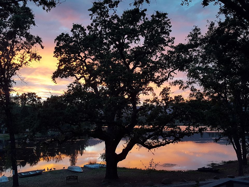 Sunset view from front deck